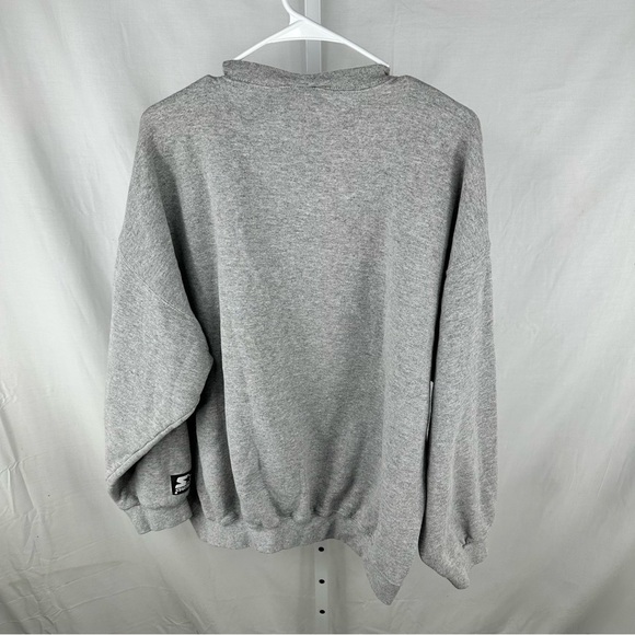 Vintage Starter Gray 1998s Atlanta Falcons NFL Football Sweatshirt - Size 2XL - Picture 2 of 8